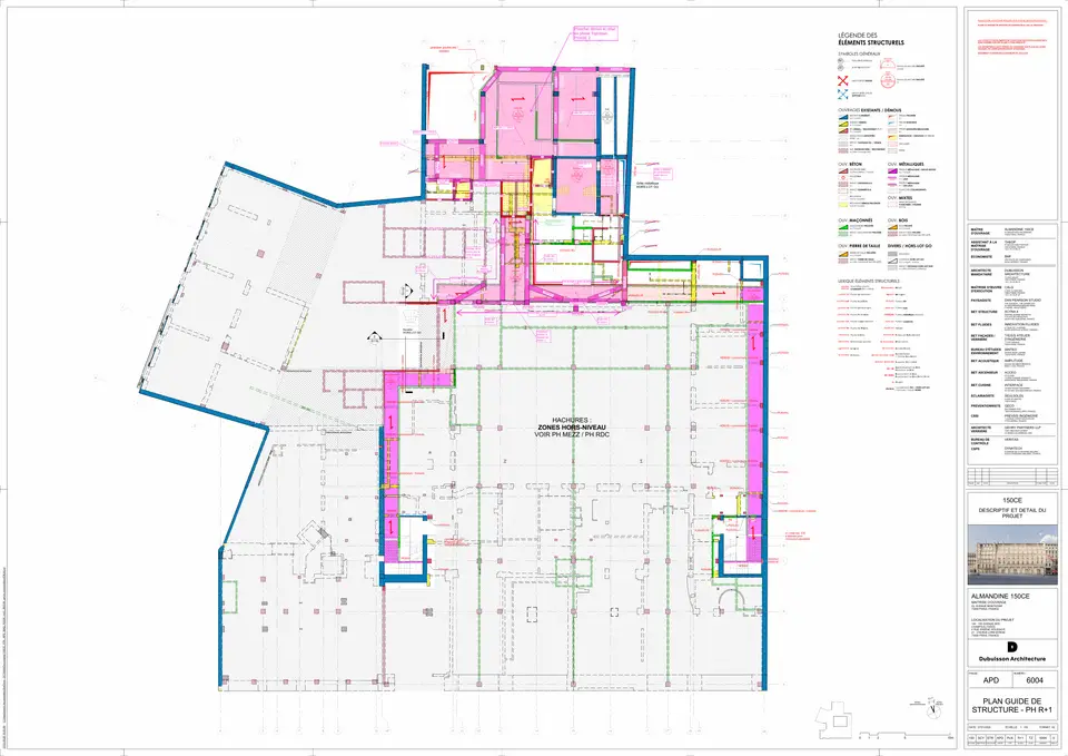 Plan guide de structure — PH R+1